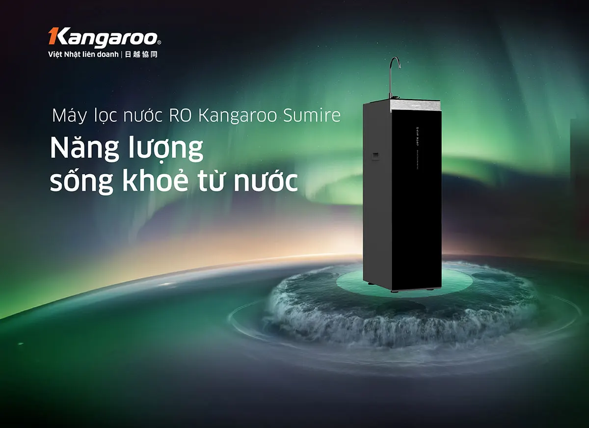 Máy lọc nước Kangaroo KG12NA - 12 lõi lọc, Mẫu mới 2025