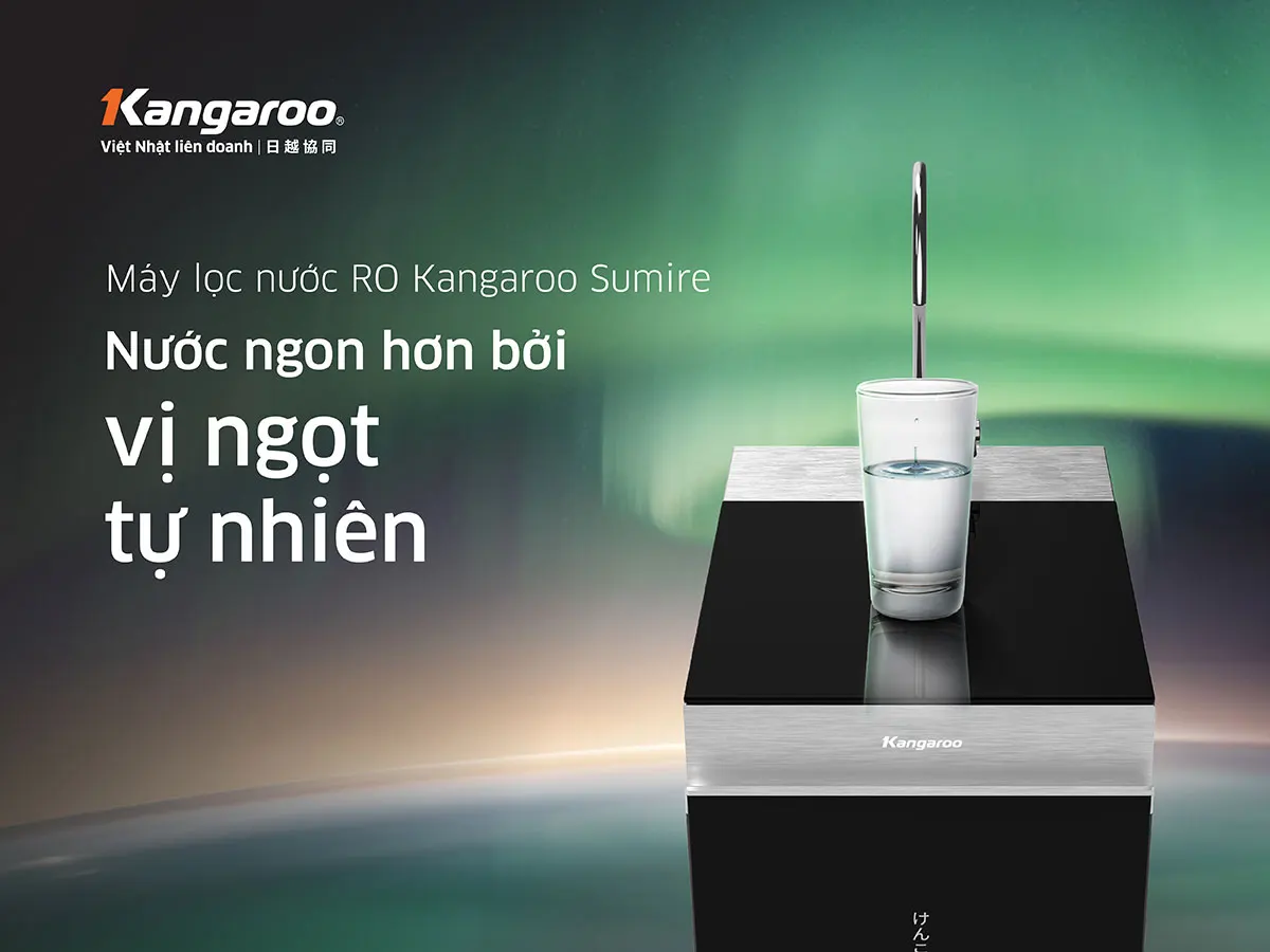 Máy lọc nước Kangaroo KG12NA - 12 lõi lọc, Mẫu mới 2025