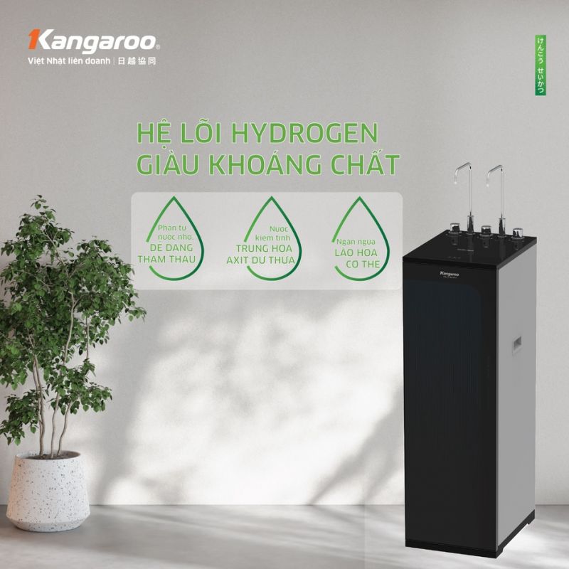 Máy lọc nước nóng lạnh Hydrogen Kangaroo KG10A16