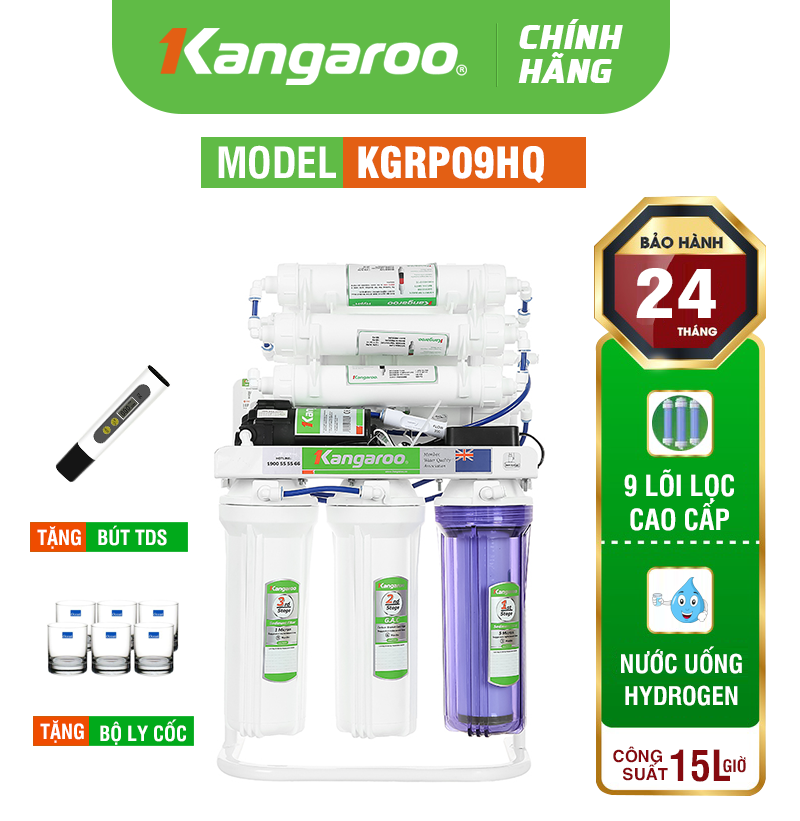 Máy lọc nước Kangaroo hydrogen KGRP09HQ