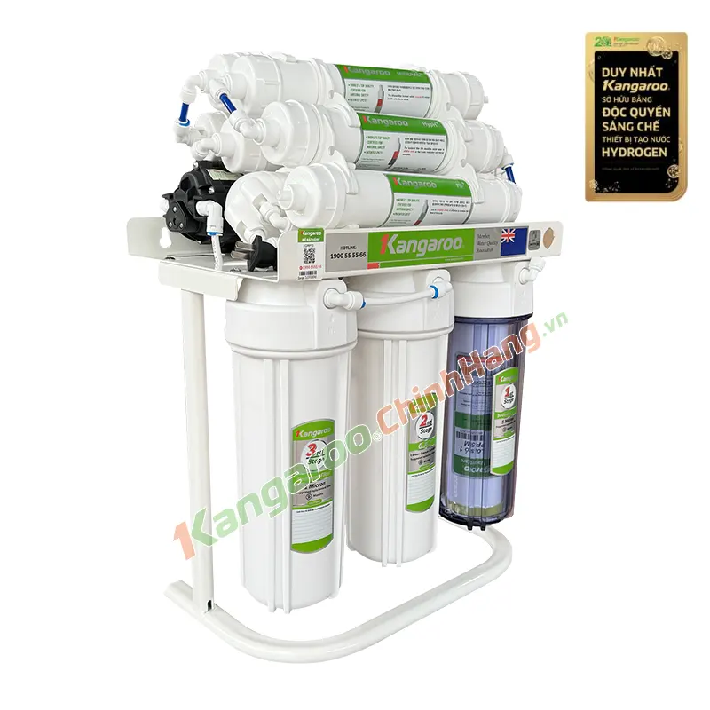 Máy lọc nước Kangaroo Hydrogen KGRP10 - 10 lõi - Mẫu mới 2024